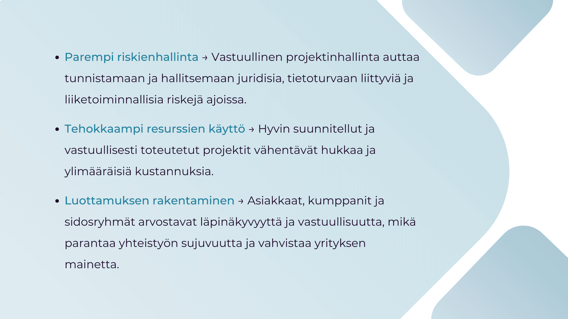 Vastuullinen IT-projektinhallinta